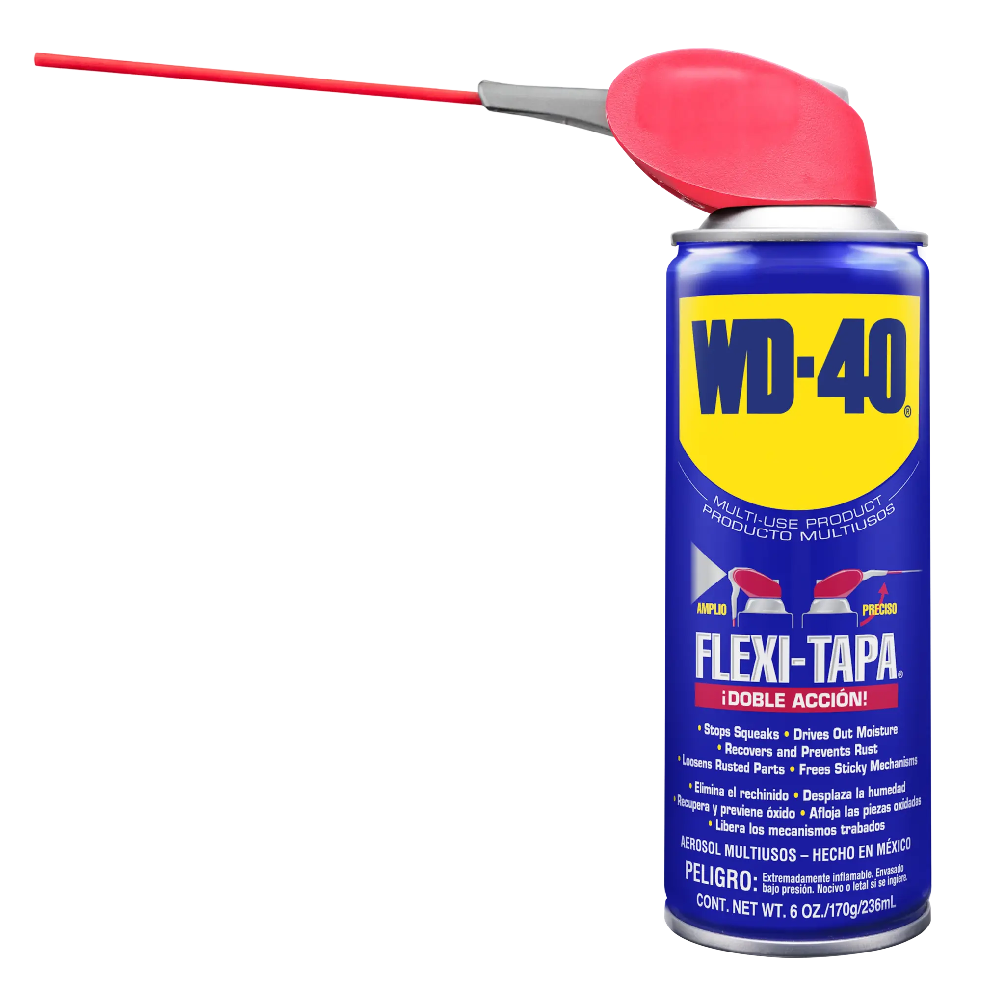 Lubricante Aflojatodo WD-40 Flexitapa  6 oz