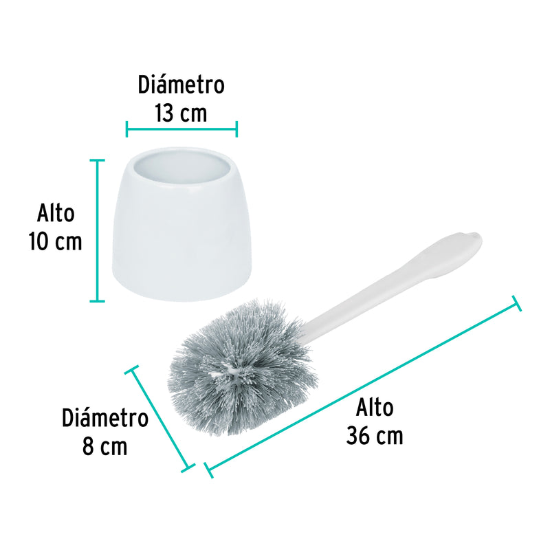 Cepillo Sanitario de Plastico con Base Klintek