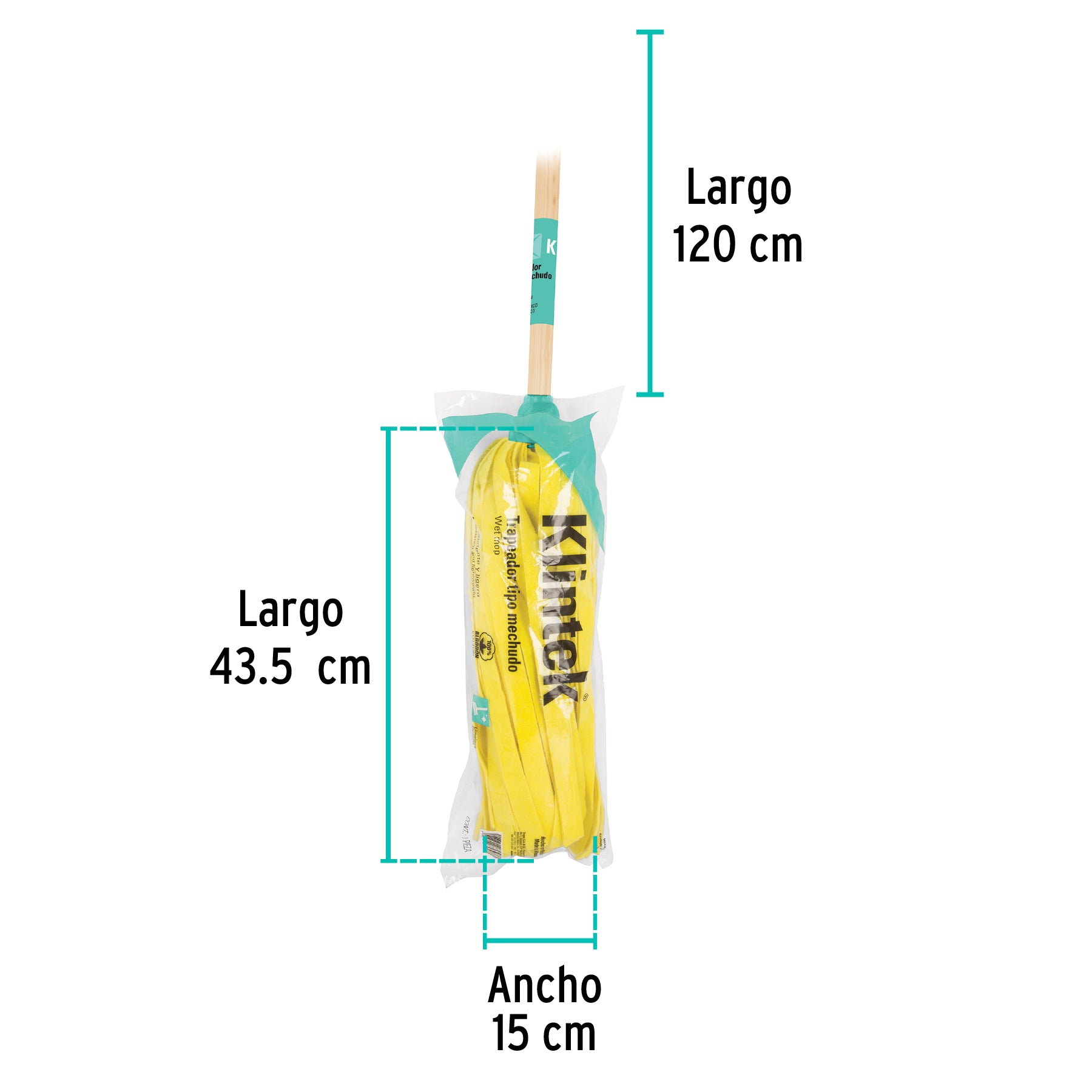 Trapeador de Microfibra Lisa Klintek