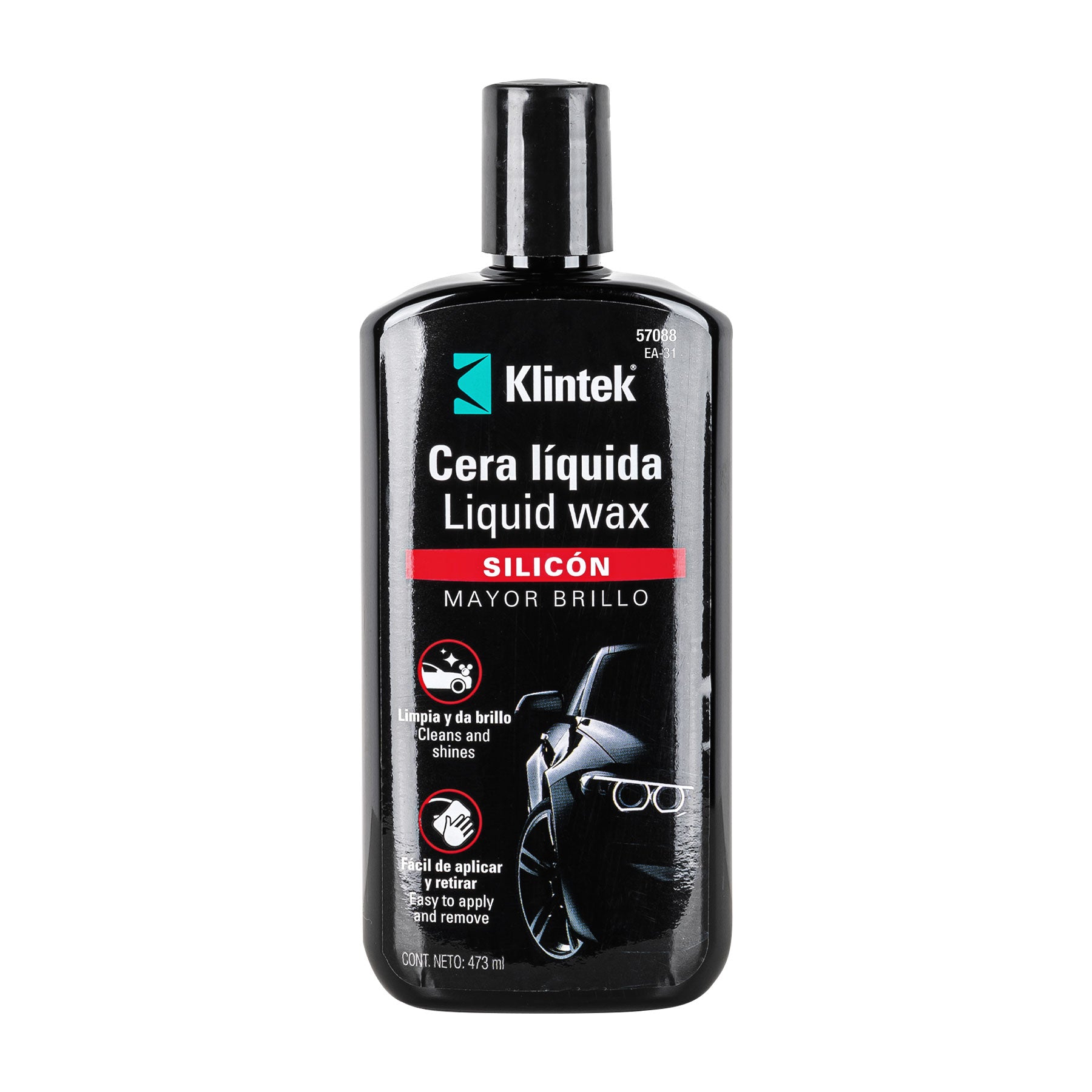 Cera Liquida con Silicon 473 ml Klintek