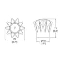 Juego de Manerales Flair Transparentes Helvex