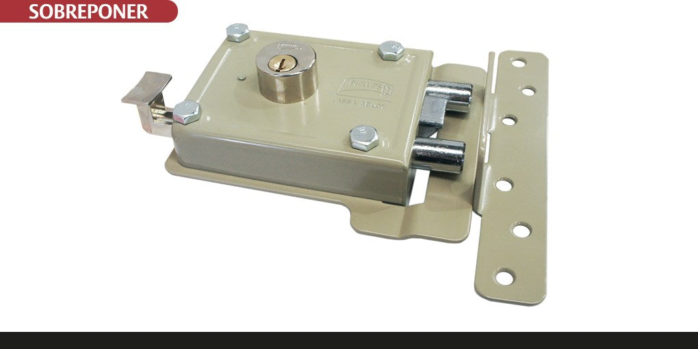 Cerradura de Sobreponer Phillips 650-PS Derecha