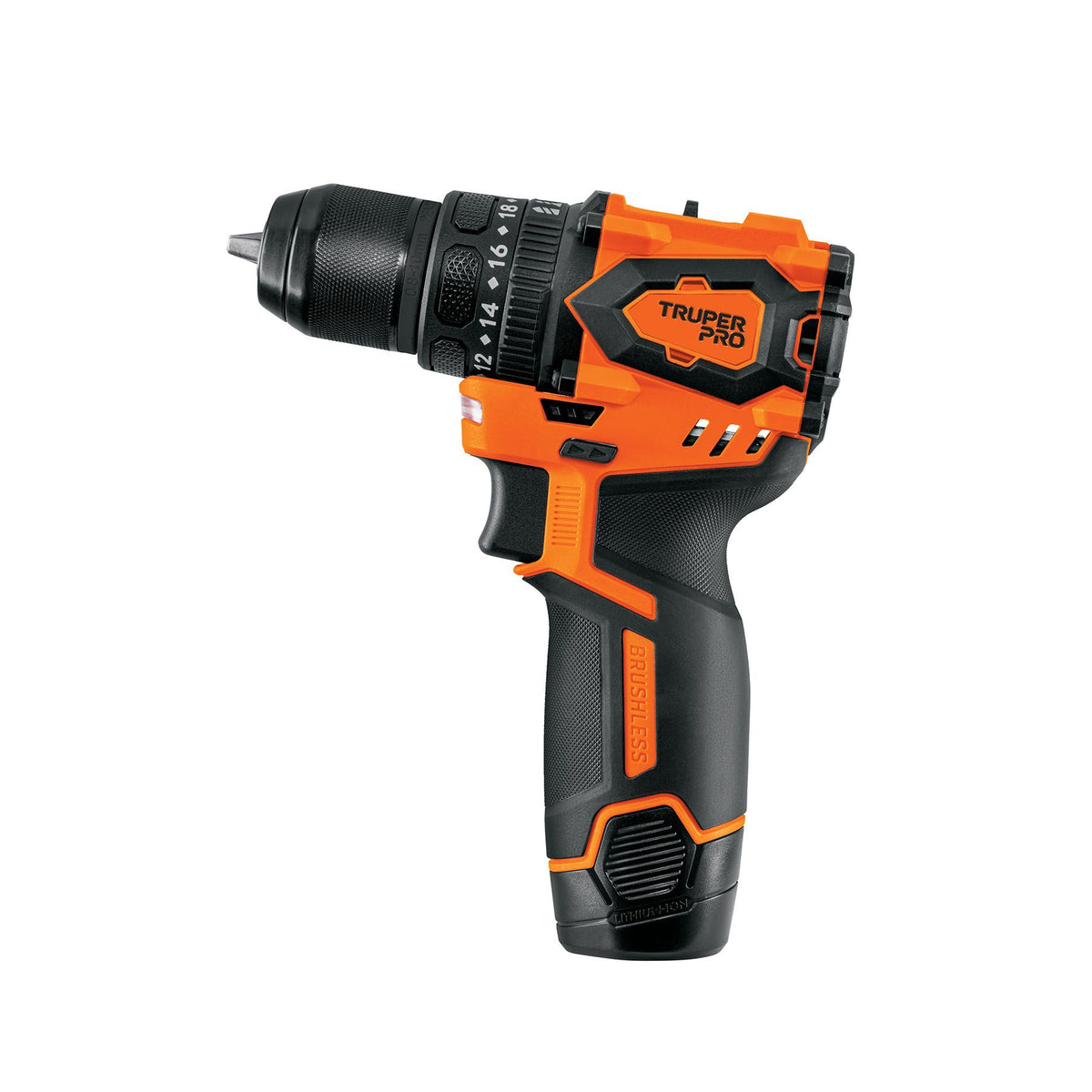 Rotomartillo Inalambrico 12 Volts 3/8" 50Nm 1 Bateria 2Ah TRUPER PRO