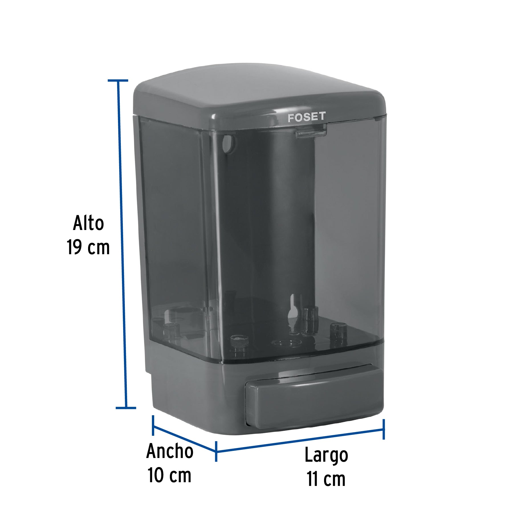 Dosificador para Jabón Líquido Humo Foset Basic