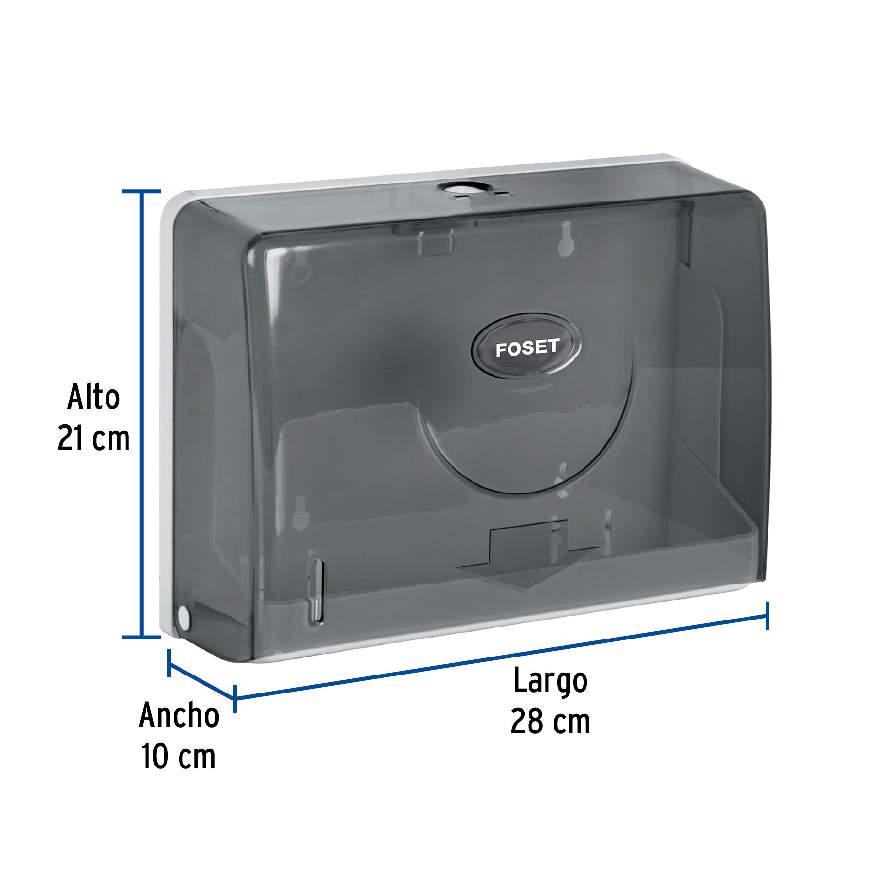 Dispensador Junior para Toallas de Papel Humo Foset Basic