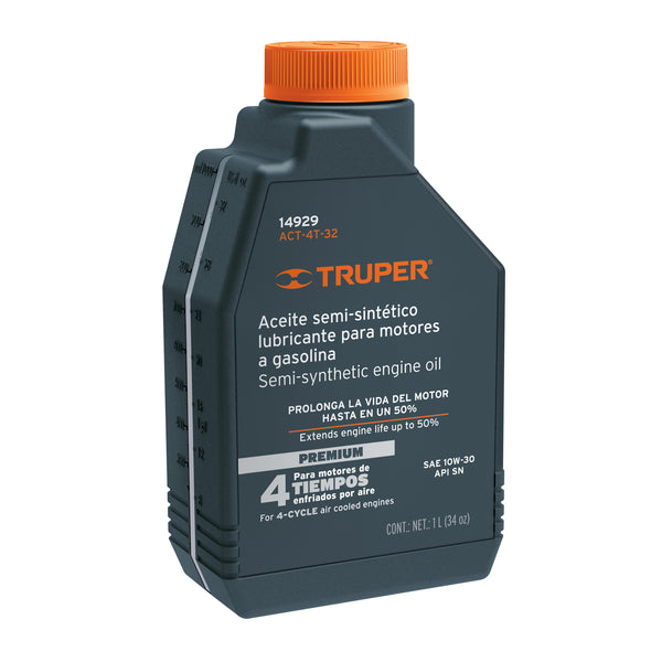 Aceite para Motor de 4 Tiempos 946 ml Semi Sintetico Truper