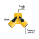 Conector en "Y" de Plastico Pretul