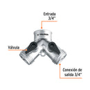 Conector en "Y" de Aluminio Truper