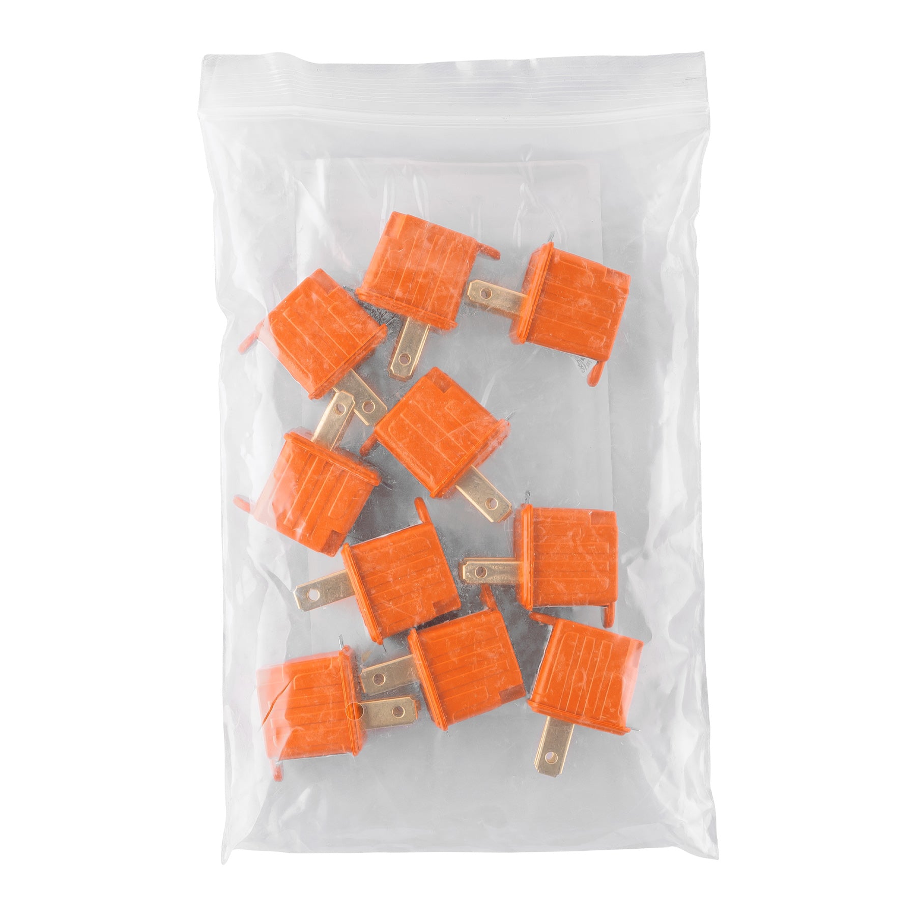 Clavija Convertidora 3 a 2 Naranja Volteck