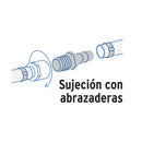 Conector Exterior Espiga para Manguera de Bronce 1" (25 mm)