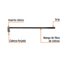 Azadon Lane con Mango 54" Truper No 0