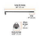 Azadon Lane con Mango 54" Truper No 0