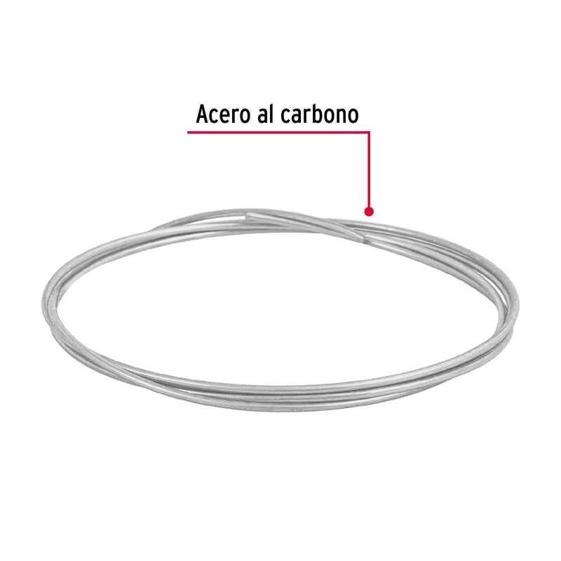 Alambre Galvanizado Rollito Calibre 14.5 Fiero