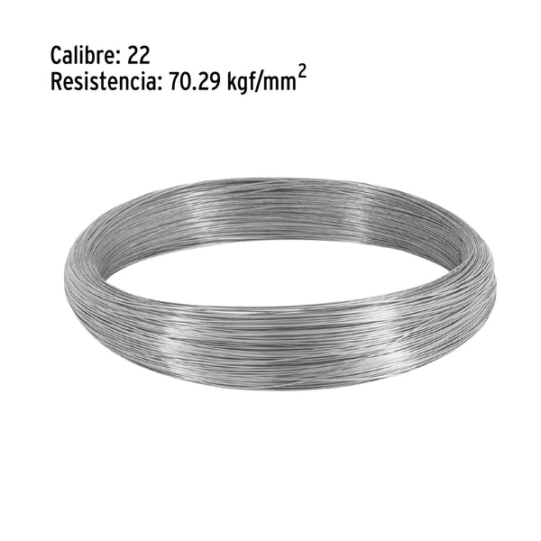 Alambre Galvanizado por Kilo Fiero Calibre 22