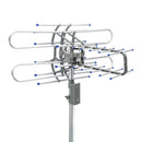 Antena Aerea HDTV Giratoria 360° con Control Volteck