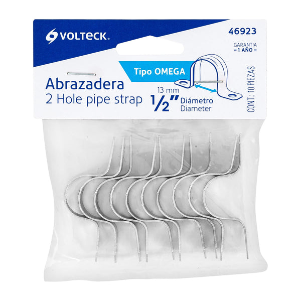 Abrazadera Omega  13 mm (1/2") Volteck