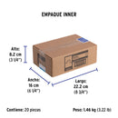 Abrazadera Omega 1/2" (13 mm) Volteck Bolsa con 10 Piezas