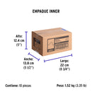 Abrazadera Omega 1"1/2 (38 mm) Volteck Bolsa con 5 Piezas