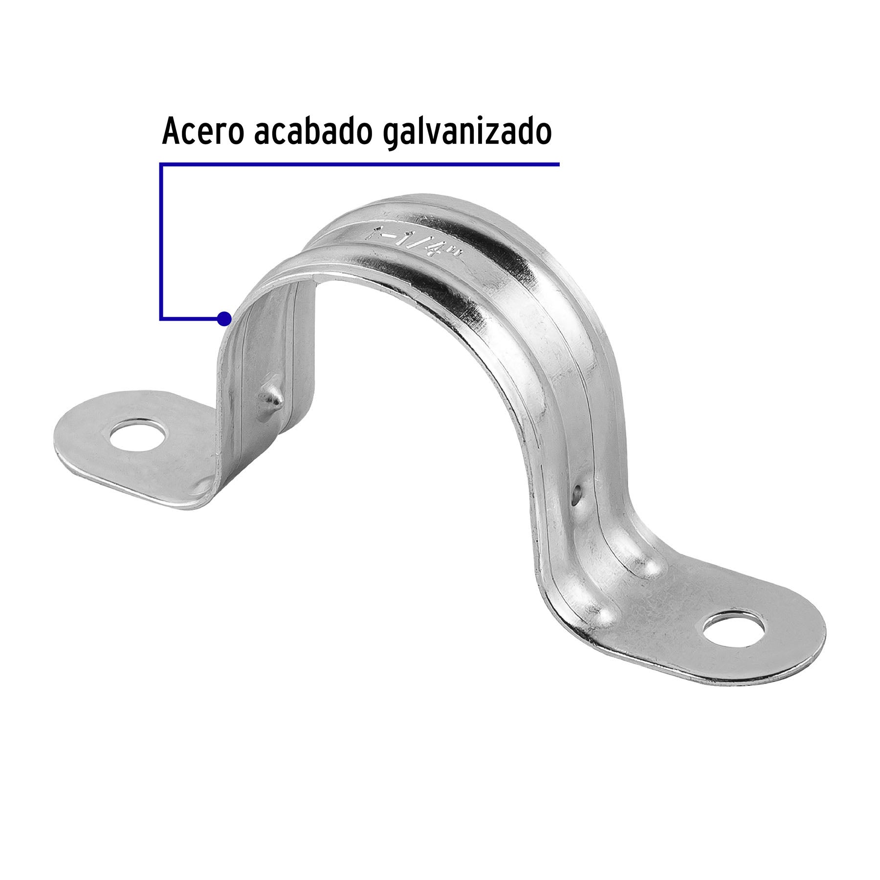 Abrazadera Omega 1"1/4 (32 mm) Volteck por Pieza