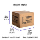 Abrazadera Omega 1" (25 mm) Volteck Bolsa con 10 Piezas