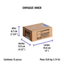 Abrazadera Omega 3/8" (10 mm) Volteck Bolsa con 10 Piezas