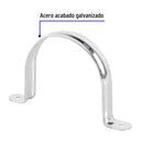 Abrazadera Omega 4" (100 mm) Volteck Bolsa con 5 Piezas