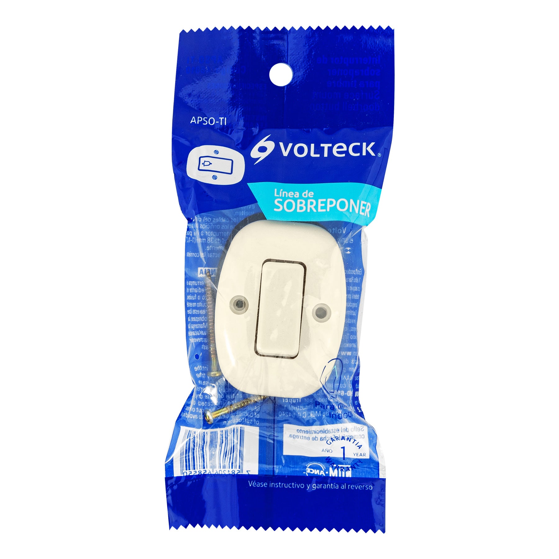 Boton Timbre de Sobreponer Volteck