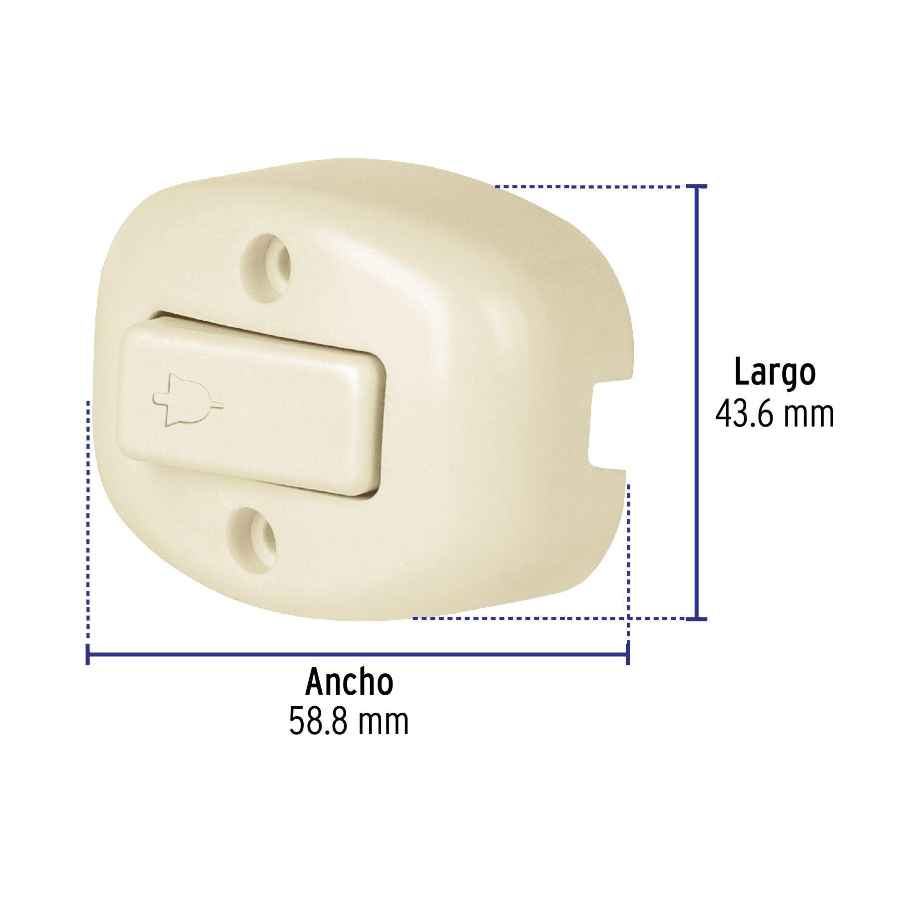 Boton Timbre de Sobreponer Volteck
