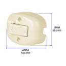 Boton Timbre de Sobreponer Volteck