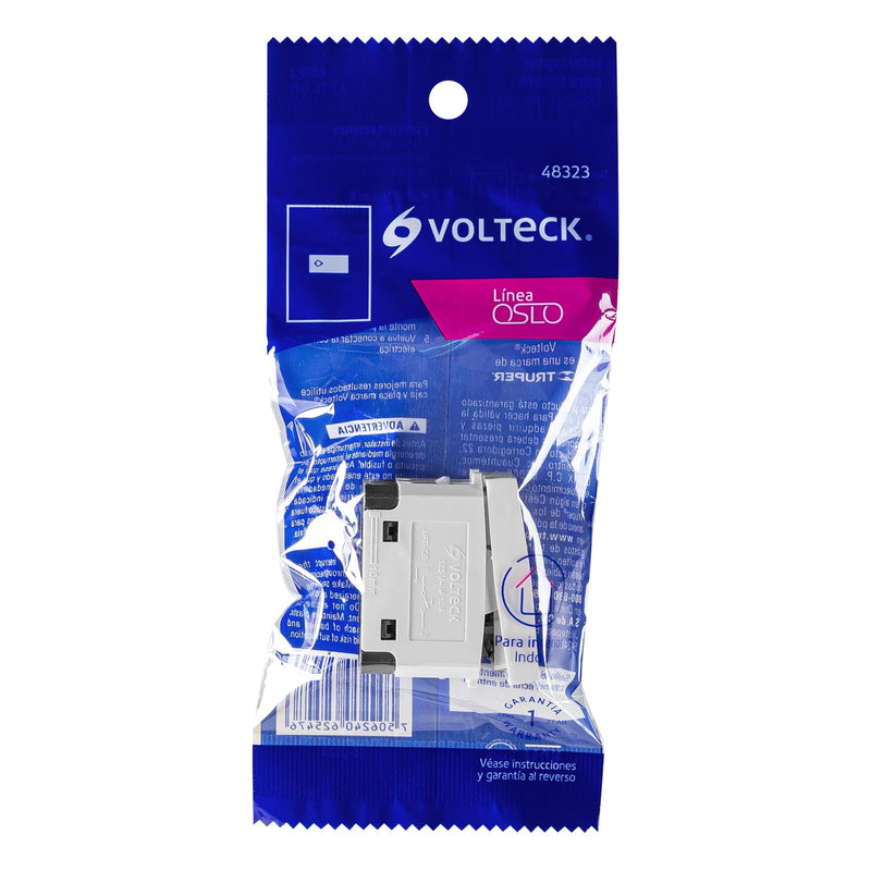 Interruptor para Timbre Blanco Oslo Volteck