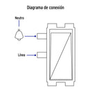 Interruptor para Timbre Blanco Oslo Volteck