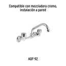 Cuello de Repuesto Corto para Mezcladora Fregadero Foset Aqua