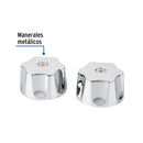 Juego de 2 Manerales Queen Grande Foset Cromo