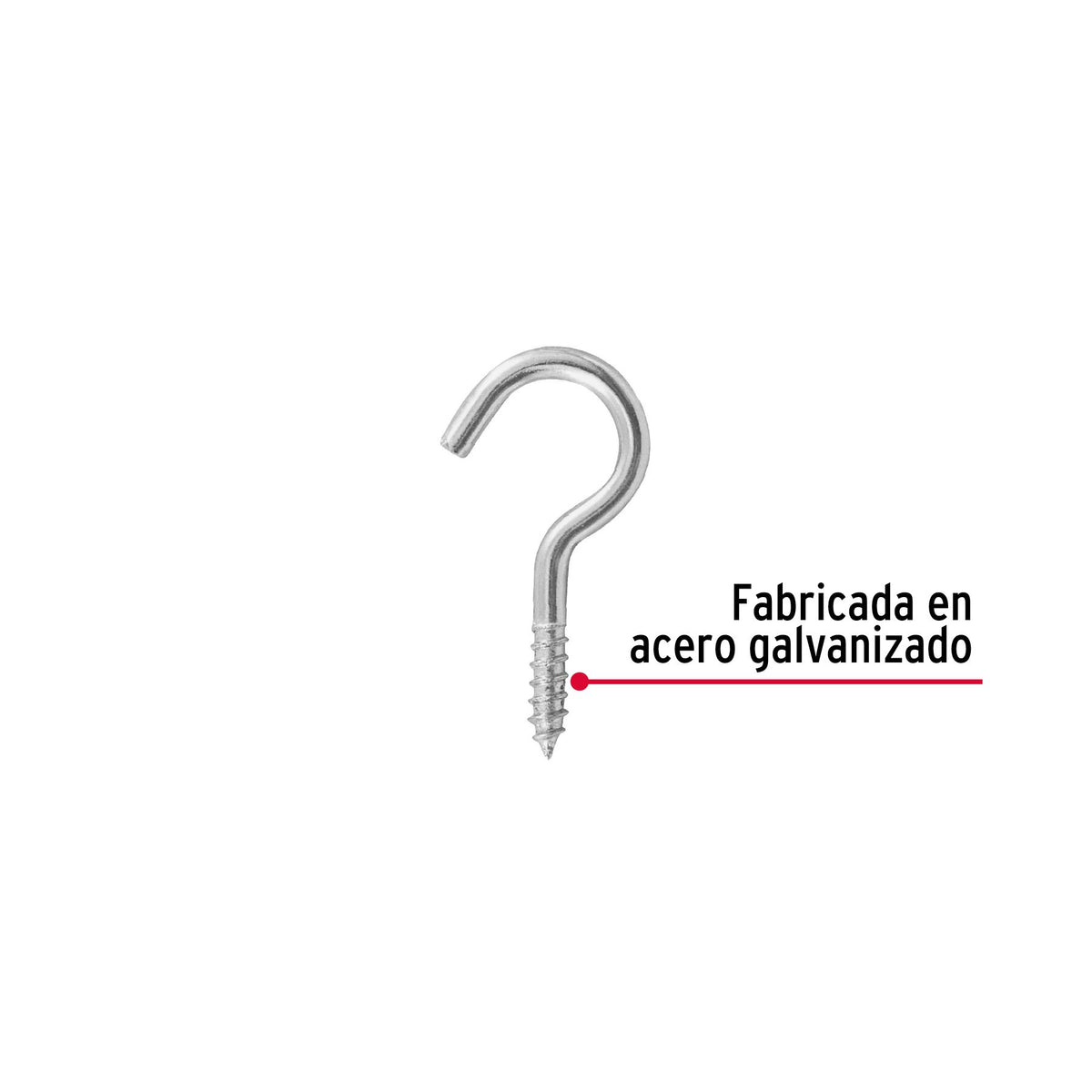 Armella Abierta 17 x 40 Fiero Bolsa 144 Piezas