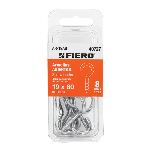 Blister con Armellas Abiertas 19 x 60 Fiero 8 Piezas