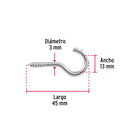 Blister con Armellas Abiertas 19 x 60 Fiero 8 Piezas