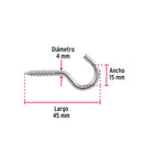 Blister con Armellas Abiertas 20 x 70 Fiero 6 Piezas