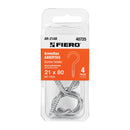 Blister con Armellas Abiertas 21 x 80 Fiero 4 Piezas