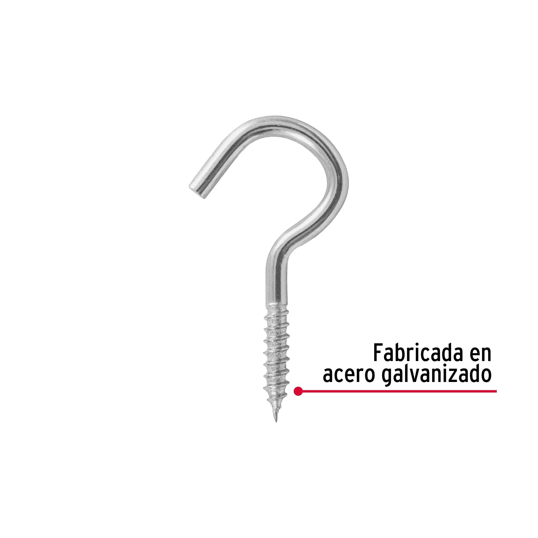 Armella Abierta 21 x 80 Fiero Bolsa 144 Piezas