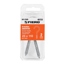 Blister con Armellas Abiertas 23 x 110 Fiero 2 Piezas