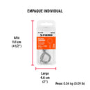 Blister con Armellas Cerradas 23 x 110 Fiero 2 Piezas