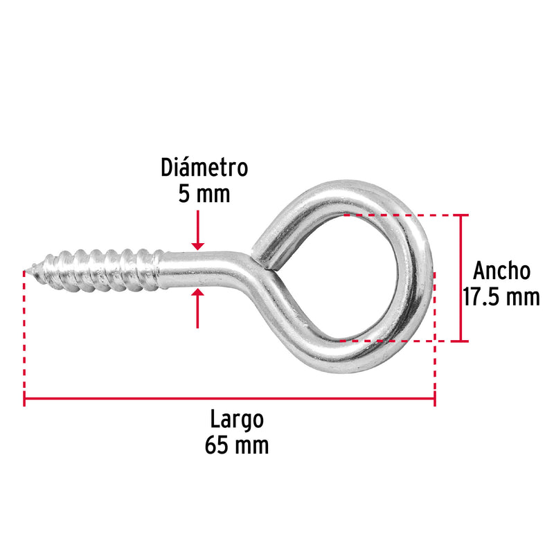 Blister con Armellas Cerradas 23 x 110 Fiero 2 Piezas