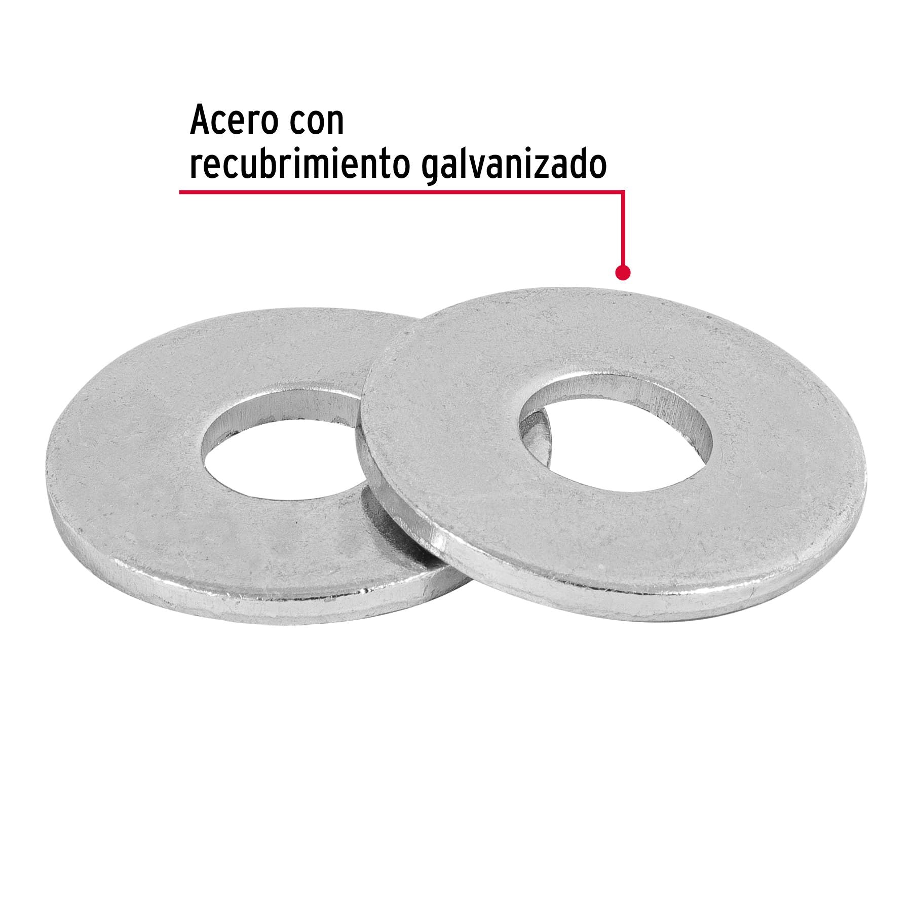 Rondana Plana 1/2" FIERO Bolsa 1 Kilo