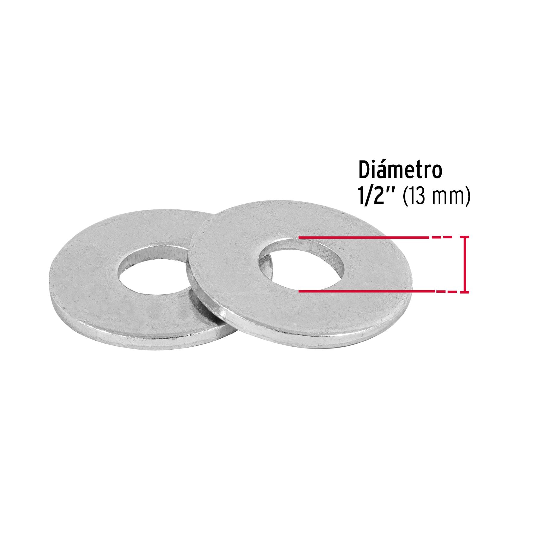 Rondana Plana 1/2" FIERO Bolsa 1 Kilo