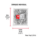 Rondana Plana 3/16" (5 mm) Bolsa 1 Kilo Fiero