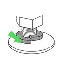 Rondana de Presion Fiero 1/8" (3 mm) Bolsa 300 Piezas