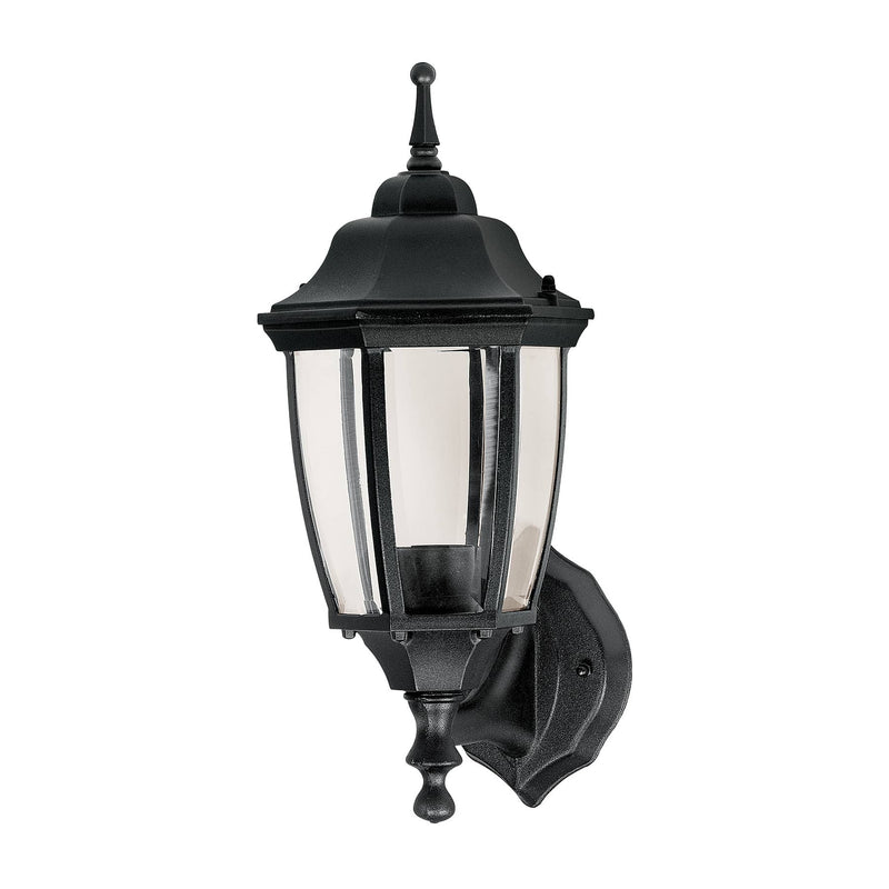 Arbotante Tipo Farol Tradicional Soportado para Exterior Volteck Negro