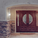 Arbotante Tipo Farol Tradicional Soportado para Exterior Volteck Negro