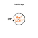 Aspersor Base Plástica 3 Brazos de Laton Truper