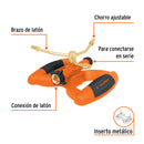 Aspersor Base Plástica 3 Brazos de Laton Truper